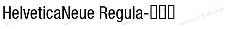 HelveticaNeue Regula字体转换